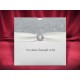 Invitatie de nunta eleganta cu argintiu 3665