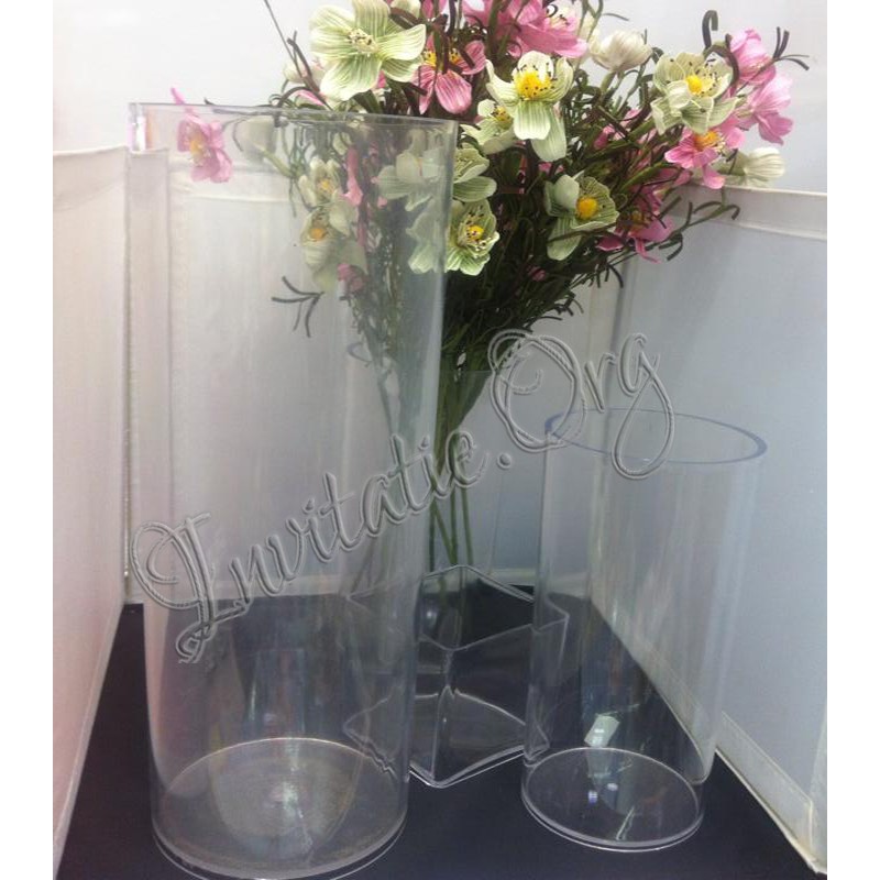 Costumes Watt placard Vase din sticla inalte pentru aranjamente florale