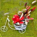 Bicicleta suport pentru decoratiuni florale