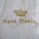 Halat Brodat Coroana Regala Nasa - Cadou Personalizat