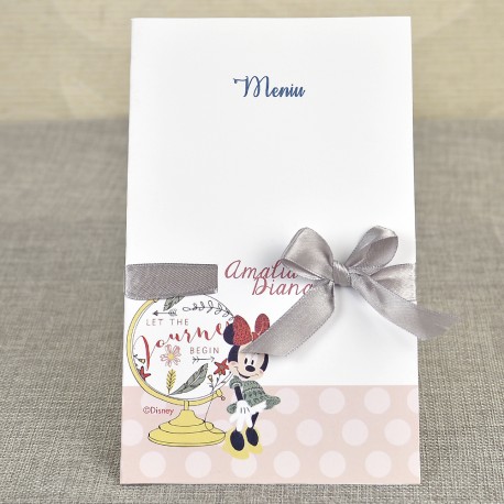 Meniu Botez Disney Minnie Mouse si Globul Pamantesc 3711