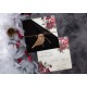 Invitatie de Nunta cu Model Floral Trandafiri Elegant 63672