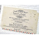 Invitatie de Nunta Vintage PostalCard cu Trandafiri 39313