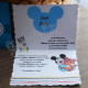 Invitatie de boez cu Mickey Mouse si ursulet