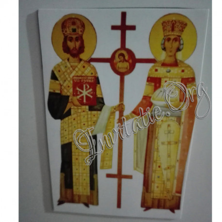 Marturie Magnetica Iconita Sfintii Imparati Constantin si Elena