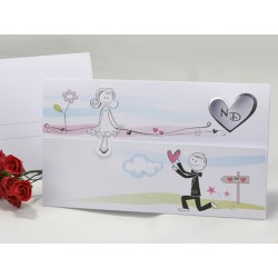 Invitatie de nunta haioasa cu miri 60224