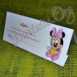 Plic de bani botez haios bebe Minnie Mouse