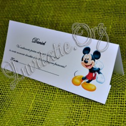 Plic de bani botez cu Mickey Mouse