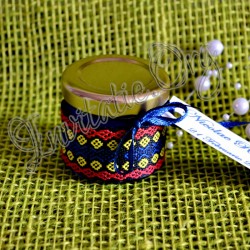 Marturie borcanel cu miere motiv traditional