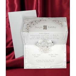 Invitatie de nunta vintage 2574