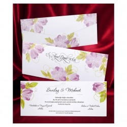 Invitatie de nunta florala 2620