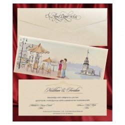 Invitatie de nunta eleganta 2642