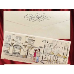 Invitatie de nunta eleganta 2643