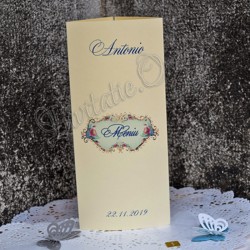 Meniu elegant cu model Floral