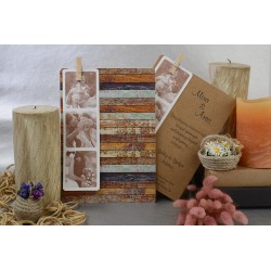 Invitatie de nunta vintage 17021