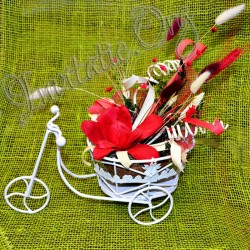 Bicicleta suport pentru decoratiuni florale
